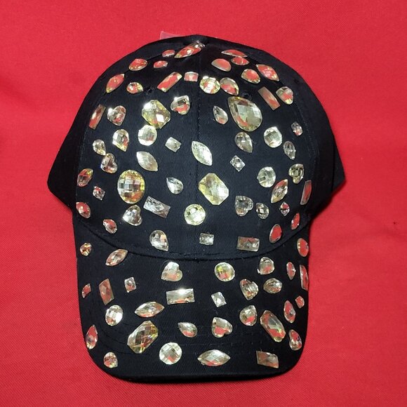 Something Special Womens Jewel Cap Bling Hat - Picture 2 of 10